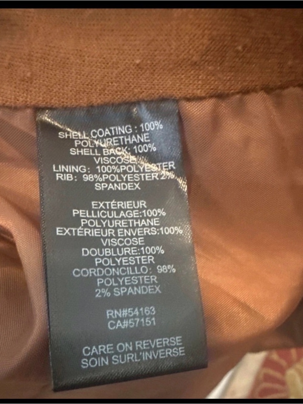 Kenneth Cole Women's Brown Leather Bomber Jacket - Picture 3 of 4